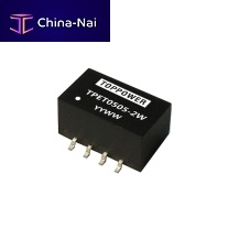 SMD DC/DC converter module TPET-2W seriesencapsulatedunregulatedfor telecom applications