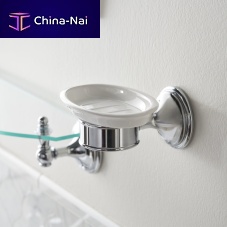 Wall-mounted soap dish KLS101brassceramicfor hotels