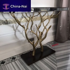 Art Deco style sideboard table woodenmarblerectangular
