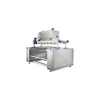 Biscuit depositor multi-headwith gear pump
