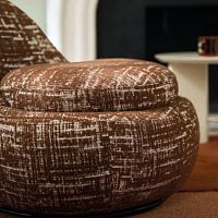 Upholstery fabric NUBRA for curtainpatternedpolyester