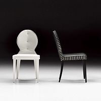 Contemporary chair SUNSETindoorfabricleather