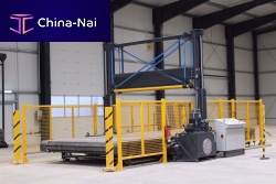 Paper roll splitting machine