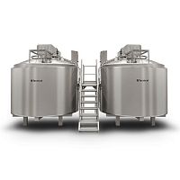 Stainless steel curdling tank