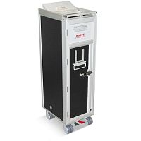 Aircraft waste bin on-board