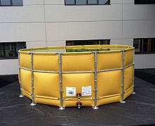 Flexible tank storagefluid collectiontreatment