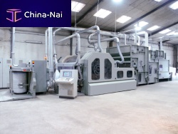 Bast fiber carding machine
