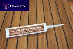 Teak deck adhesive sealant caulking
