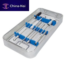 Orthopedic instrument sterilization basket 900312perforated