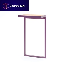 Contemporary high bar table Amagerlarchpowder-coated steel baserectangular