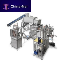 Continuous cooking line for the food industry