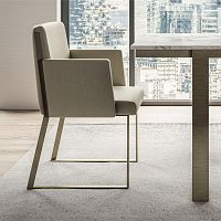 Contemporary chair Palio indoorfabricleather
