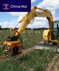 Excavator vibratory plate TC series