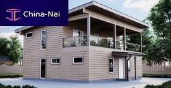 Log house SANDRAeco-friendlybioclimaticpassive