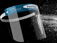 Anti-fog coating face-shield
