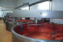 Brewing cheese vat hardeningripeninghard cheese