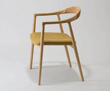 Contemporary chair HATAindoorwoodupholstered