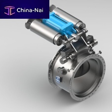 Butterfly valve PKIII/Dpneumatically-operatedshut-offfor gas