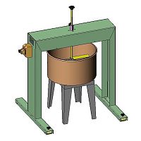 Dynamic mixer batchverticalsingle-shaft