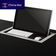 Conference table touch screen DYNAMICX2KMcountertopmotorizedretractable