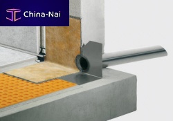 Steel draining pipe SCHLTER®-KERDI-DRAIN-SP-Eself-drilling