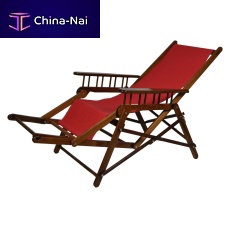 Vintage chaise longue fabricteakbeech