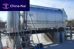 Drum thickener ThickTechfor sludge treatmentfor wastewater treatment plants