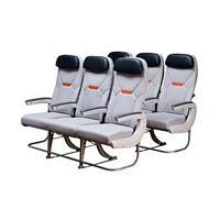 Aircraft cabin seat Pinnacle®economy classwith armrestswith table