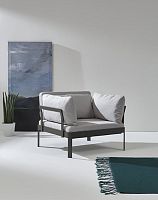 Contemporary armchair PLANEfabric