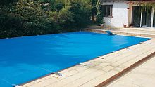 Security swimming pool cover AQUATEXwinter