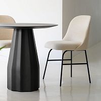 Contemporary chair Aletaindoorfabricleather