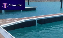 Marina fender for pontoon