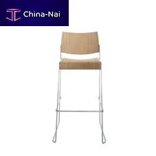 Contemporary bar chair LINOS 1201indoorwoodensteel