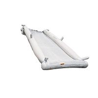 Aircraft evacuation slide single-lane