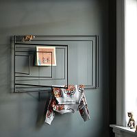 More than 3 bars towel rack FRAMEwall-mountedsteel