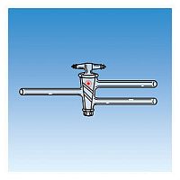 Glass faucet 2 - 4 mm | 8143 seriesfor laboratory glassware