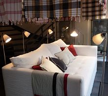 Sofa bed THALAcontemporaryfabricwhite
