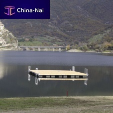 Floating platform for marinascustommodular
