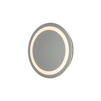 Wall-mounted bathroom mirror ELIORAcontemporaryroundpowder-coated steel