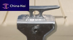Flat mooring cleat 300110for docksaluminum