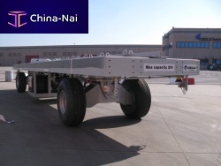 Flatbed trailer FBT 202-axletowedconstruction