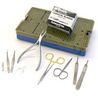 General surgery veterinary instrument kit 52189for rodents