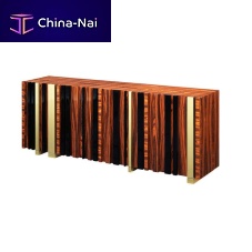 Contemporary sideboard AURUMwoodengolden