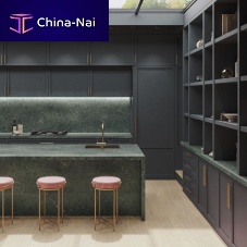 Silestone® countertop Jardin Emeraldkitchengreenpolished