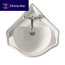 Wall-mounted washbasin 1032ceramic1-holewith overflow