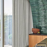 Curtain fabric SILENT WAVESplainTextilene®decorative
