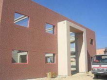 Entrance canopy concrete frameflatcontemporary