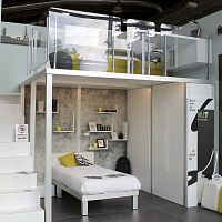 White children's bedroom furniture set 301melamineanodized aluminumunisex