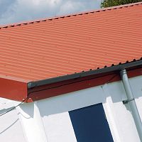 Corrugated sheet metal COLORCOAT® SDP 50steeltextured3D