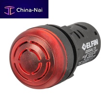 Alarm sounder with LED beacon with flashing beaconIP44panel-mount